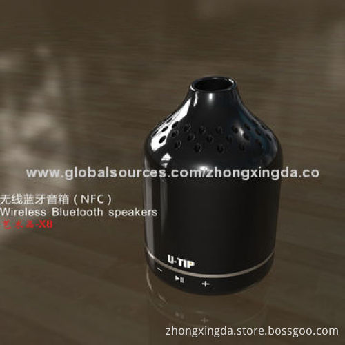 Portable Mini Wireless Bluetooth NFC Speaker with T-flash Card, 86 x 60 x 60mm Size